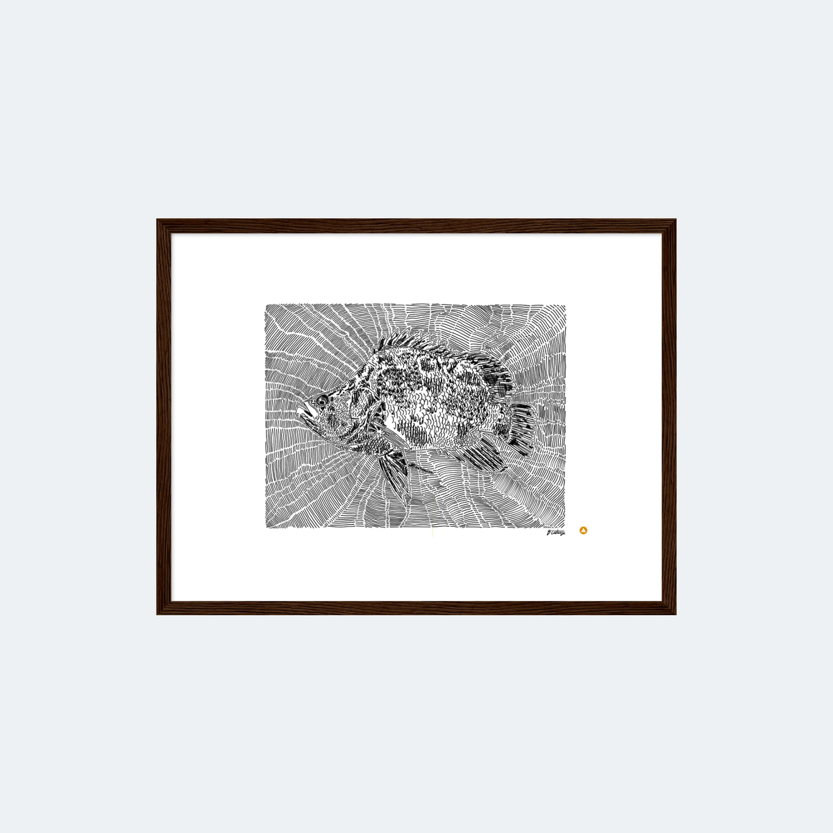 Trips Left framed print