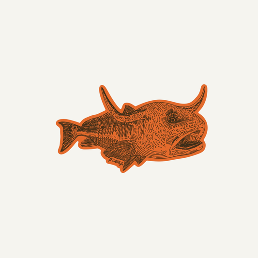 Bull Red Sticker