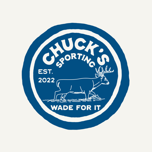 Wadin' Buck Sticker