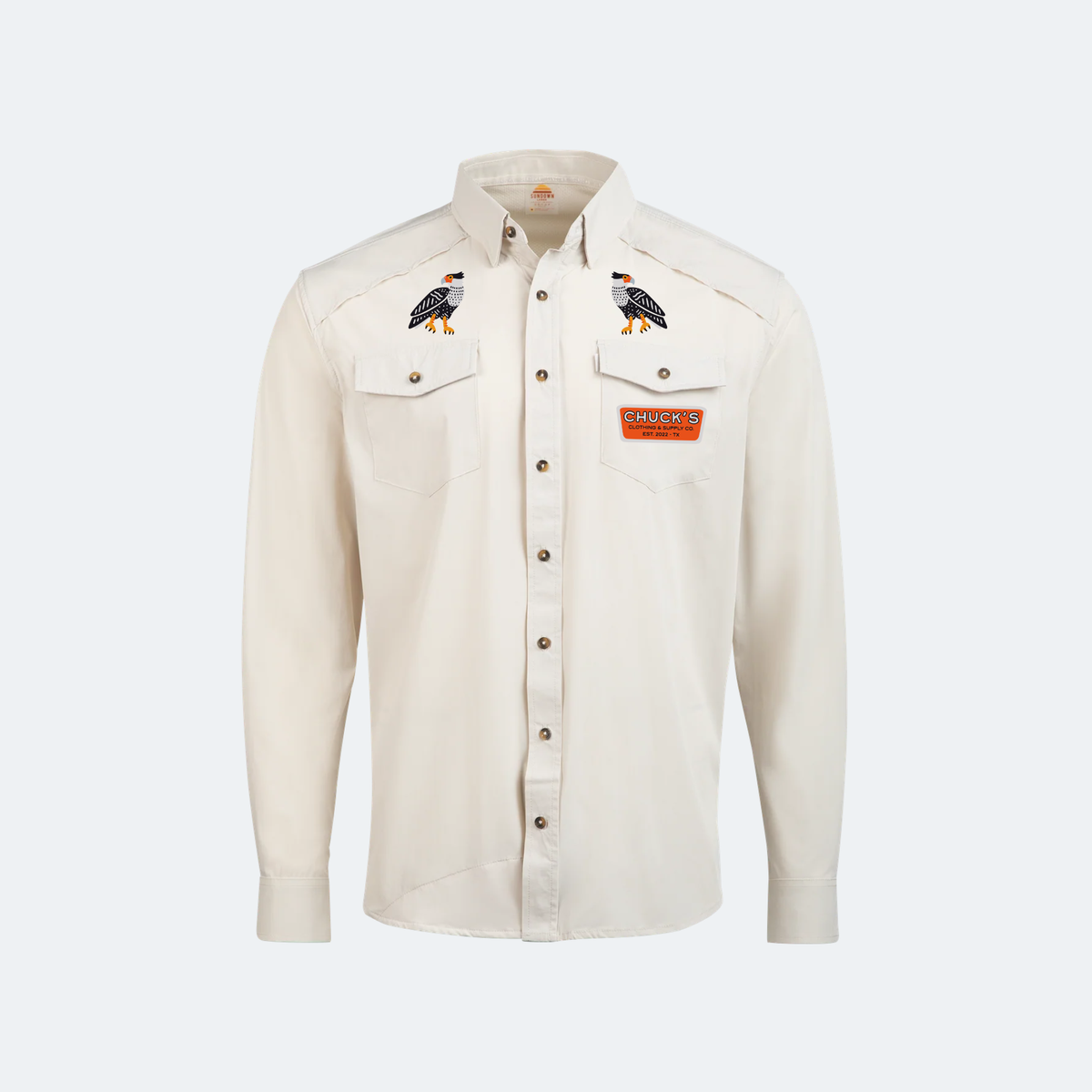 Carapacho Caracara shirt, front