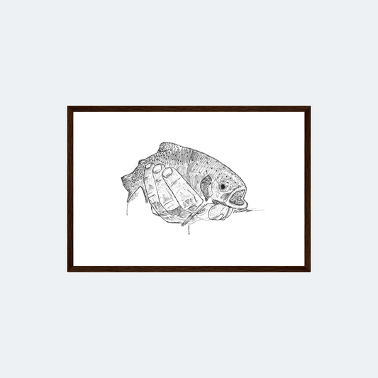 Fistful framed print