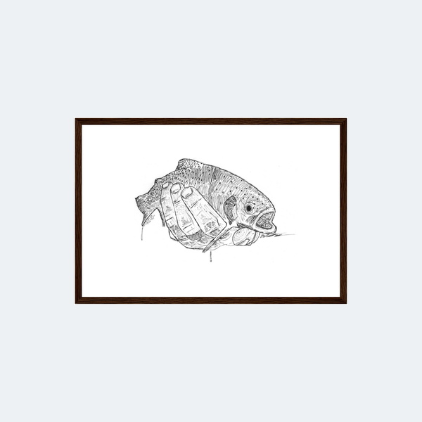 Fistful framed print