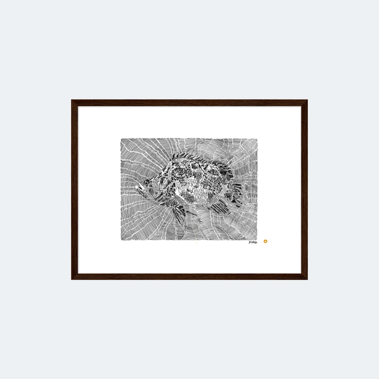 Trips Left framed print